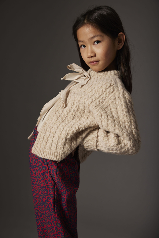 Cozmo Strickjacke MARTINIQUE mit Schleifen