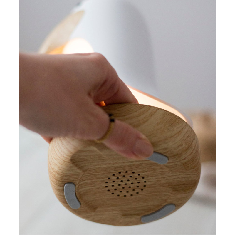 Rabbit&Friends Papageientaucherlampe & Lautsprecher, weiß – Bild 5