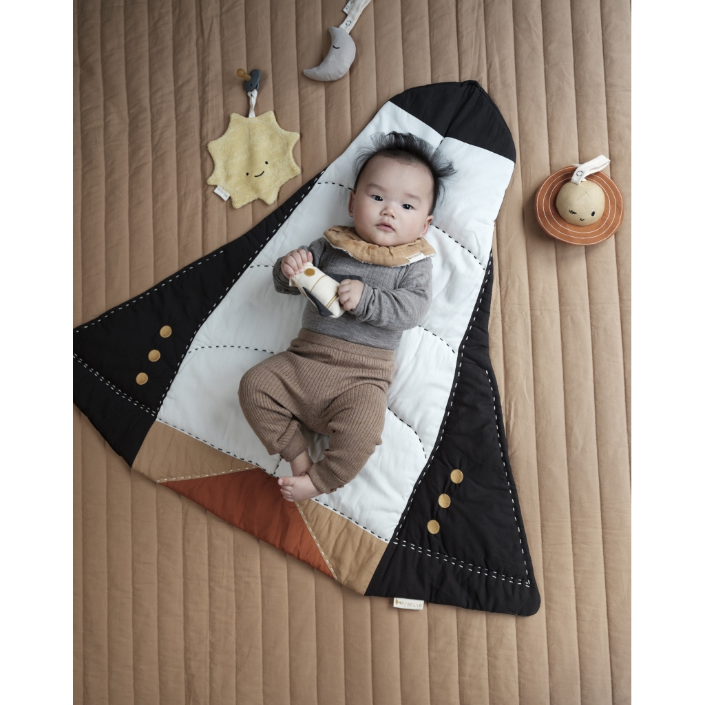 Fabelab Schnuller Kuscheltier - Sonne- zartes Gelb – Bild 3