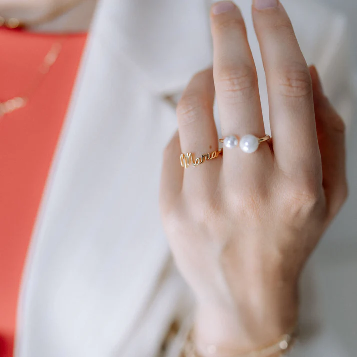 Mama Collection Ring it MAMA Ring gold – Bild 5