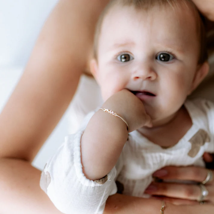 Mama Collection "Nyla" MAMA & MINI Nylon Armband 925 Silber – Bild 5