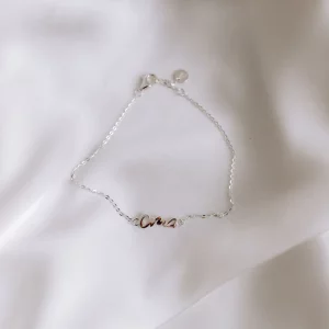 Mama Collection Chain Love OMA Armband Silber