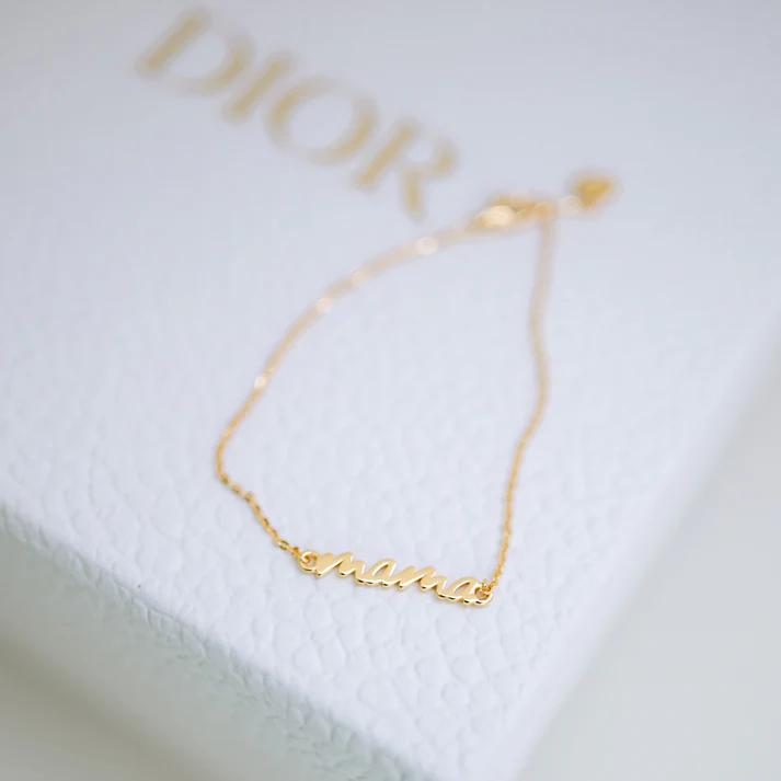 Mama Collection Chain Love MAMA Armband Gold – Bild 6