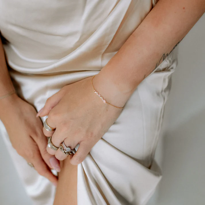 Mama Collection Chain Love MAMA Armband Gold – Bild 4