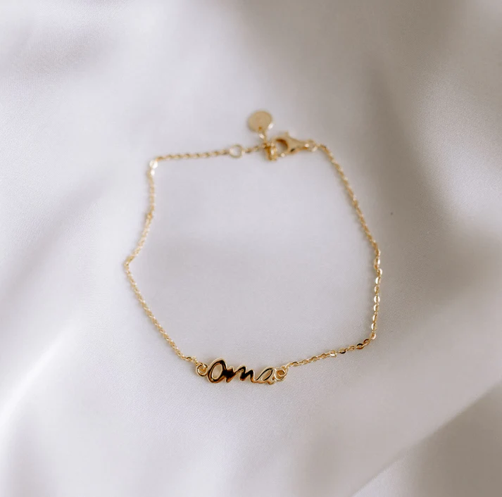 Mama Collection Chain Love OMA Armband Gold