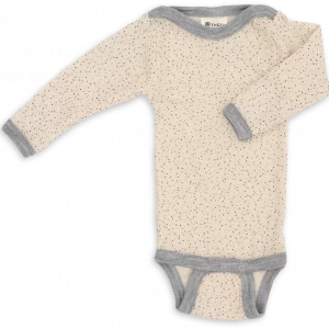 Engel Natur Baby Body langarm, mit Druckknöpfen GOTS