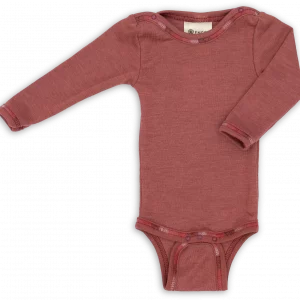 Engel Natur Baby Body langarm, mit Druckknöpfen GOTS