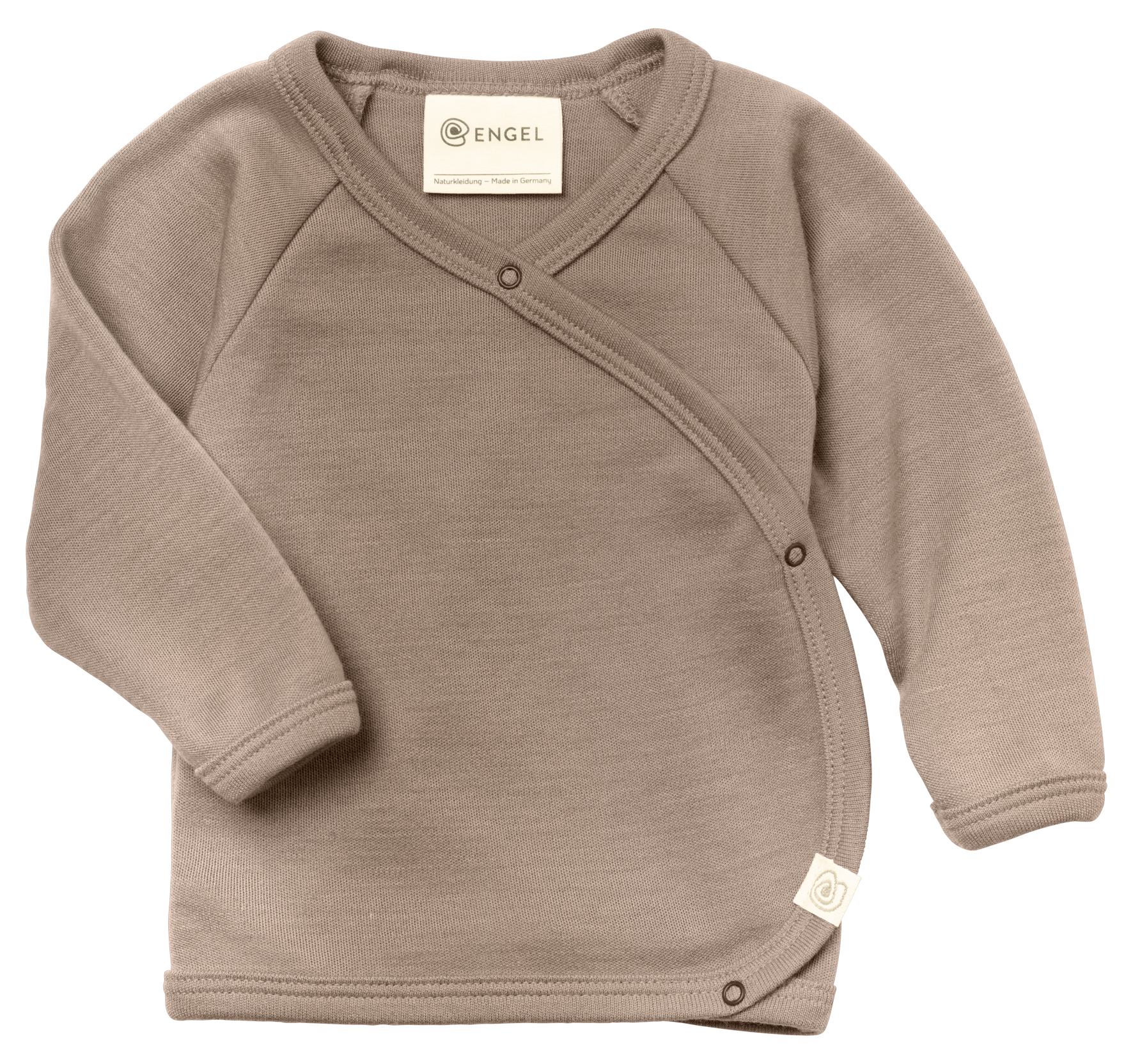 Engel Natur Baby Langarm-Wickelshirt – Bild 2