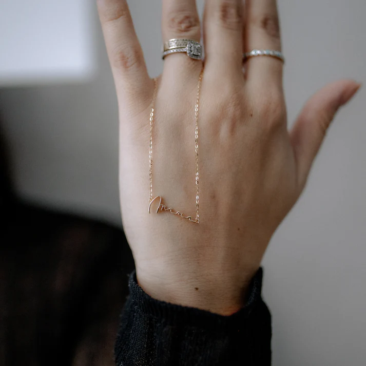 Mama Collection Classy Me MAMA Kette silber – Bild 9