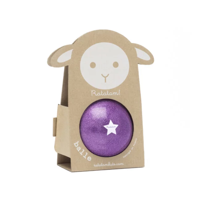 Ratatam Glitzernder Schaf Luftballon 10 cm – Lila – Bild 4