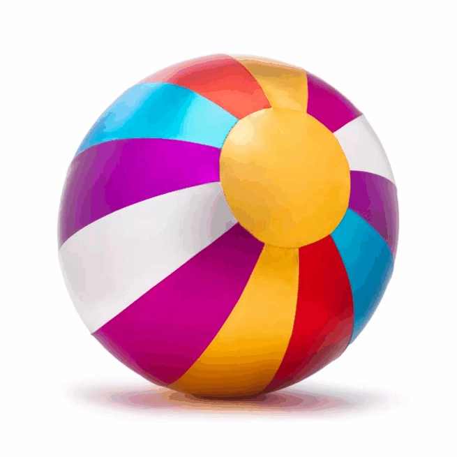Ratatam Zirkusball 40 cm – Multicolor