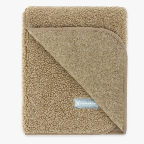 Emma & Noah Merinowoll Teddy Kuscheldecke
