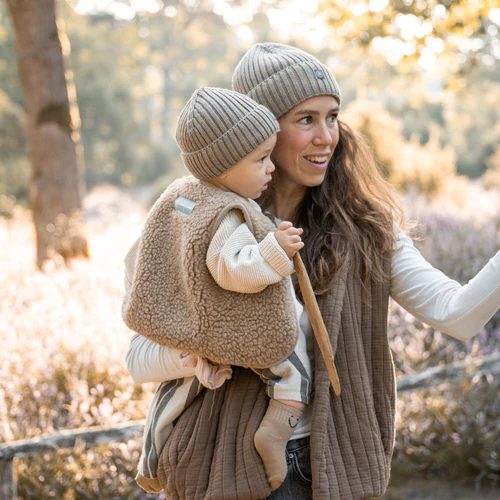 Emma & Noah Merinowoll Teddy Weste – Bild 4