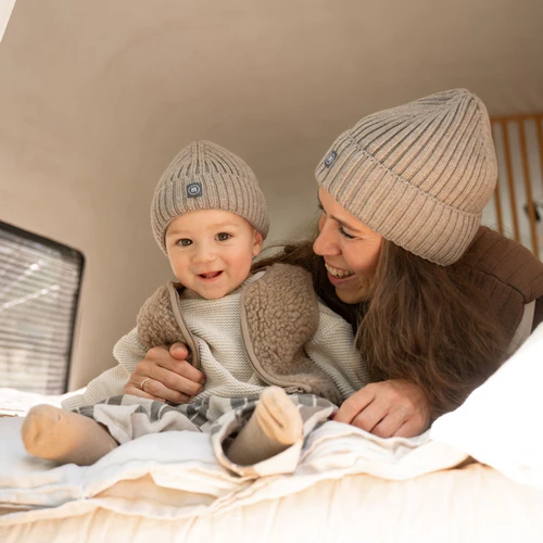 Emma & Noah Merinowoll Teddy Weste – Bild 3