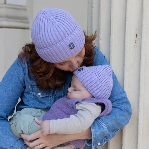 Emma & Noah Merino Wollmütze Mini & Me – Bild 6