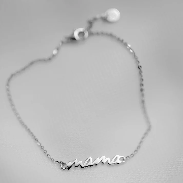 Mama Collection Chain Love MAMA Armband Silber