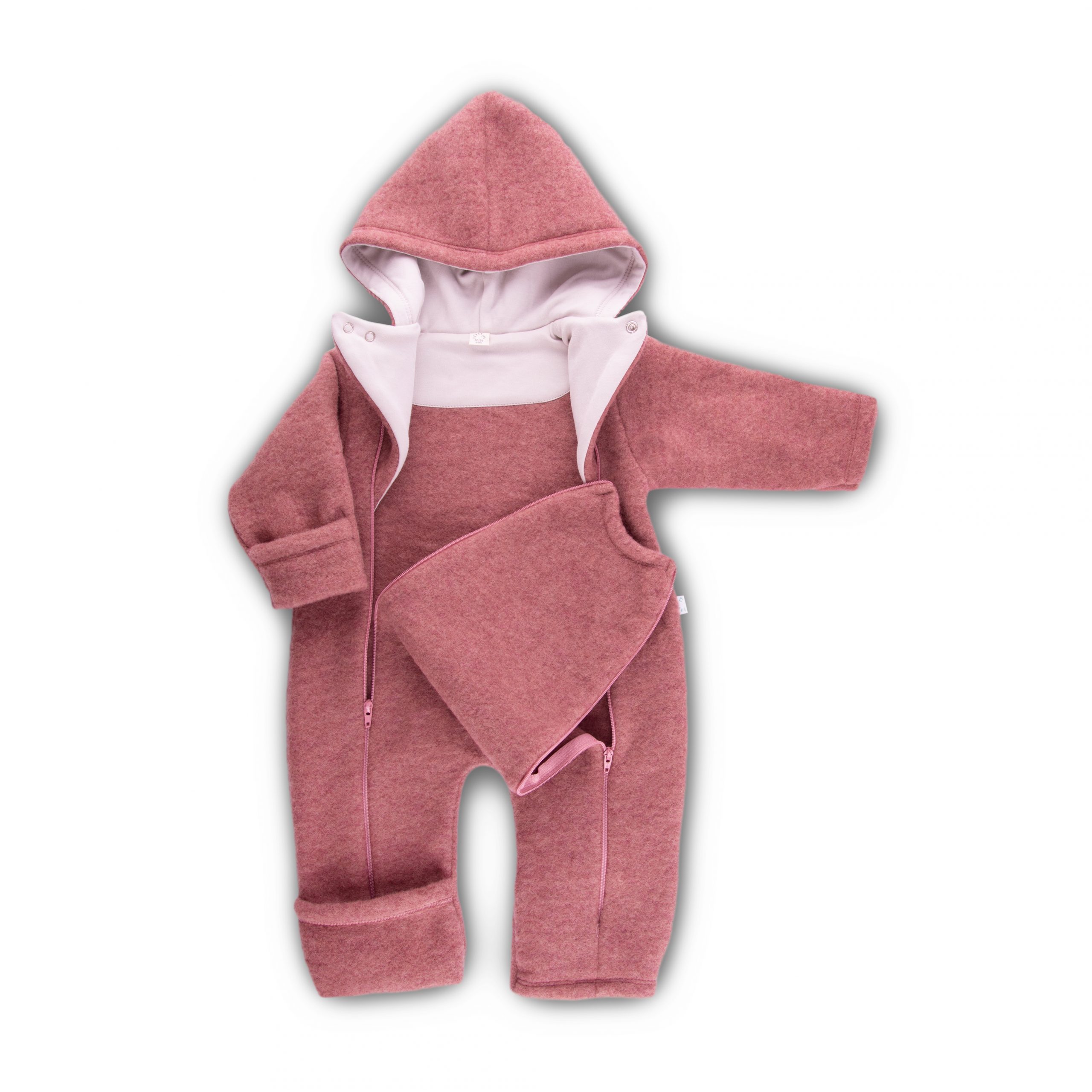 Popolini Wollfleece Overall Baby – Bild 2
