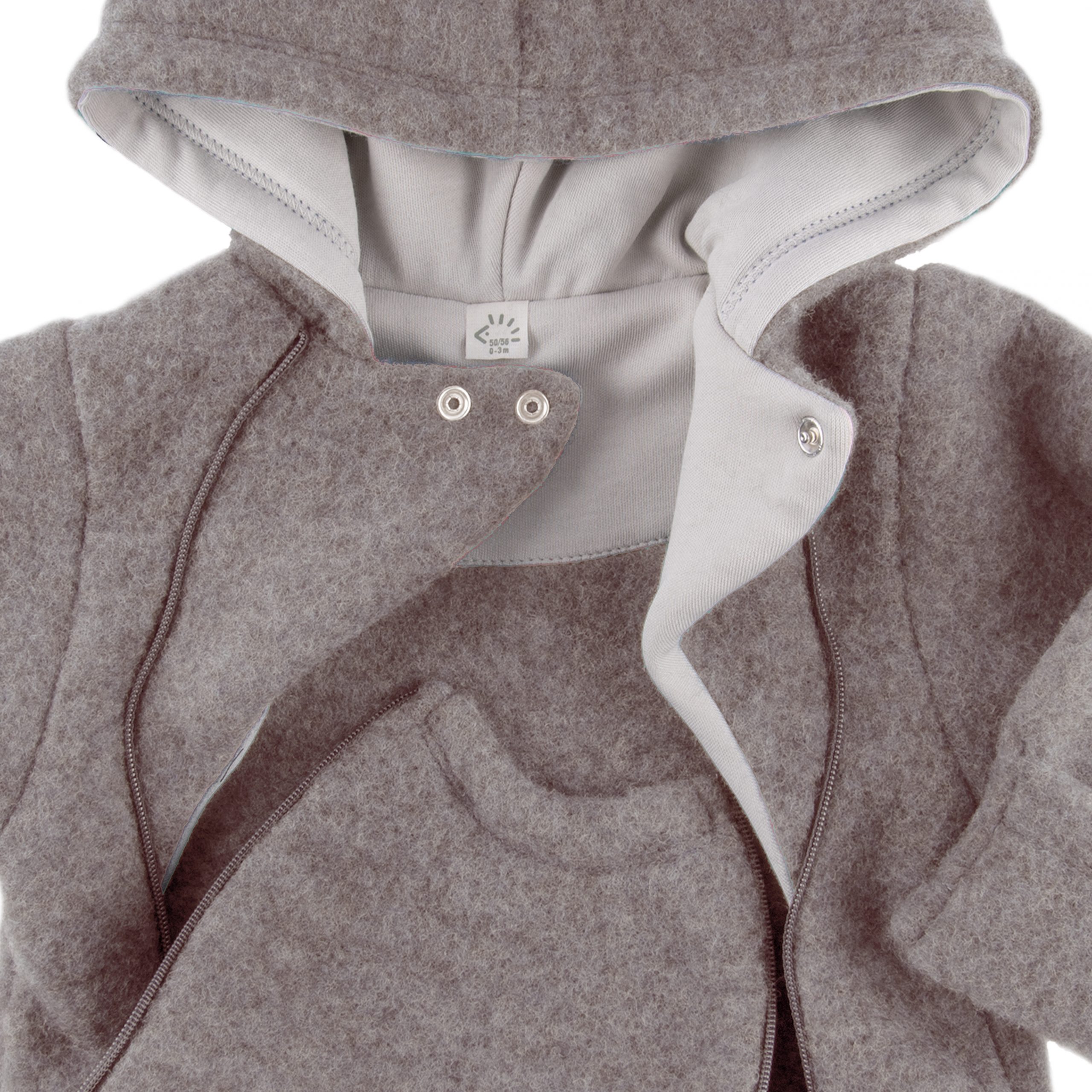 Popolini Wollfleece Overall Baby – Bild 2