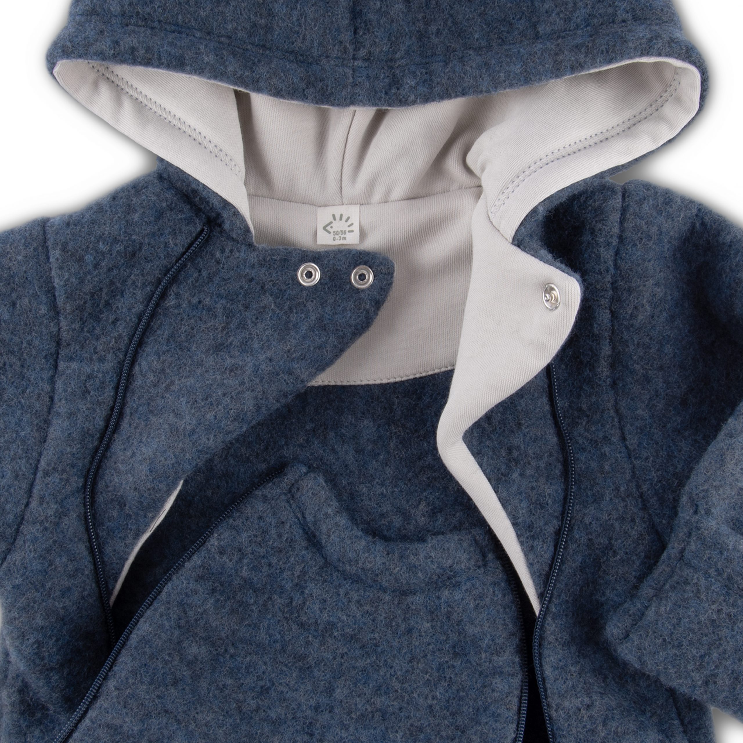 Popolini Wollfleece Overall Baby – Bild 2