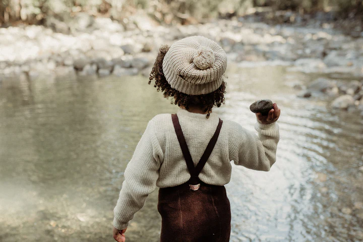 Silly Silas Teddy Footless Chocolate Brown – Bild 3