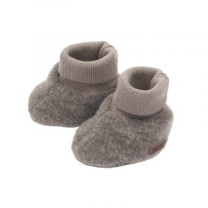 Maximo BABY-Schuhe, Wollfleece Strickbund GOTS