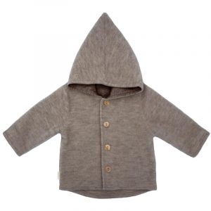 Maximo BABY-Jacke aus Wollfleece mit Knüpfen GOTS