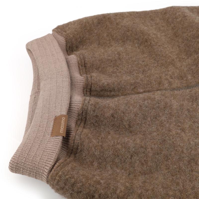 Maximo BABY-Pumphose aus Wollfleece mit Strickbündchen – Bild 2