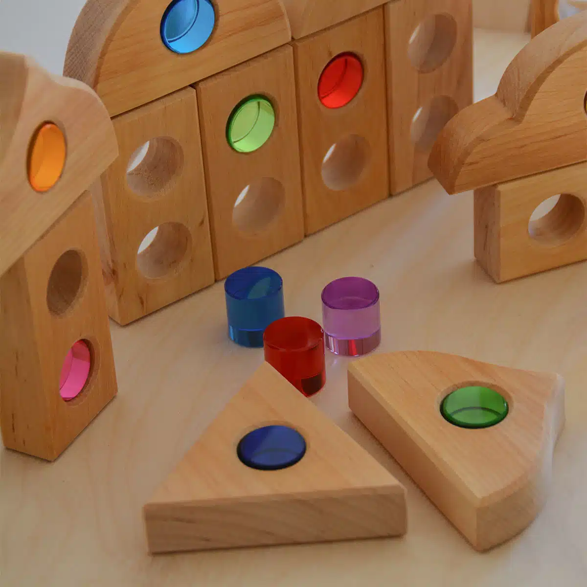 Bauspiel Lichtbauzylinder 16 Teile – Bild 3