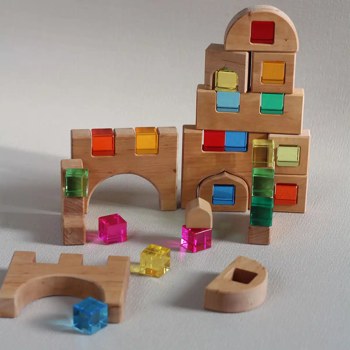 Bauspiel – Lichtbauschloss 34 Teile – Bild 3