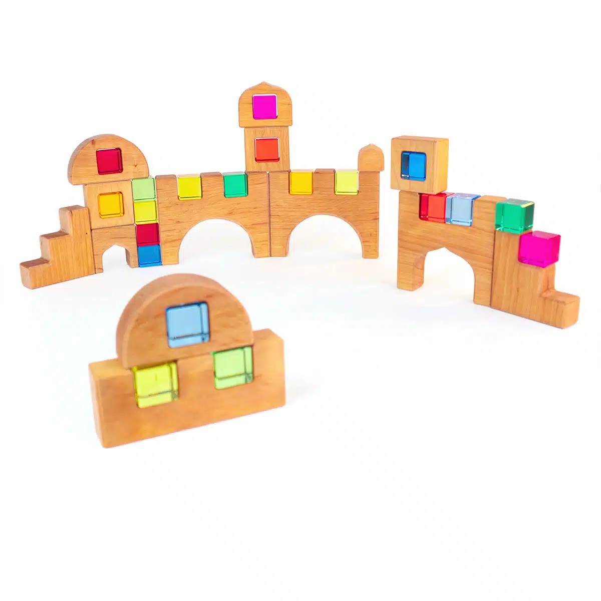 Bauspiel – Lichtbauschloss 34 Teile – Bild 4