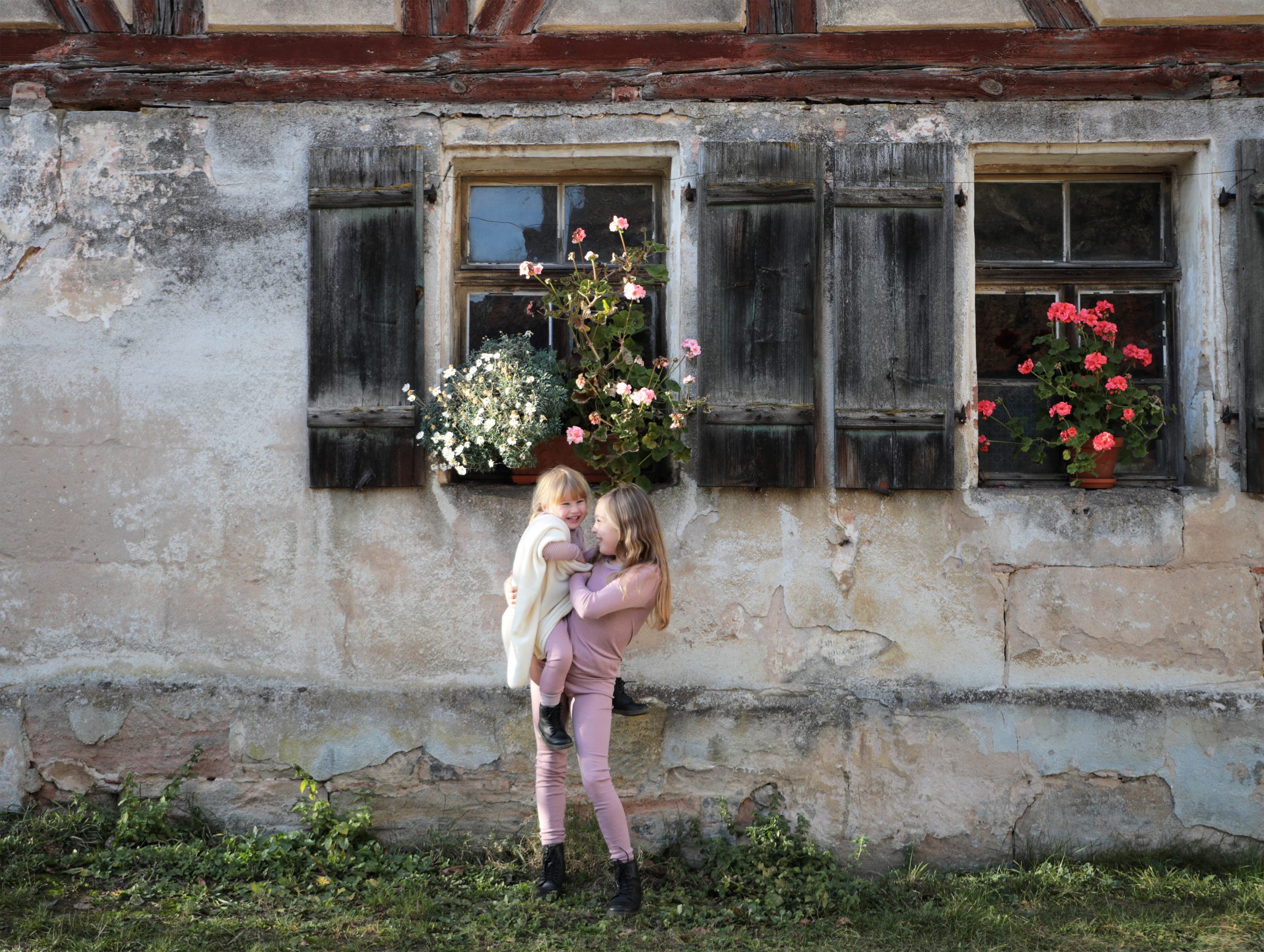 Cosilana Lange Kinder Leggings rosé – Bild 11