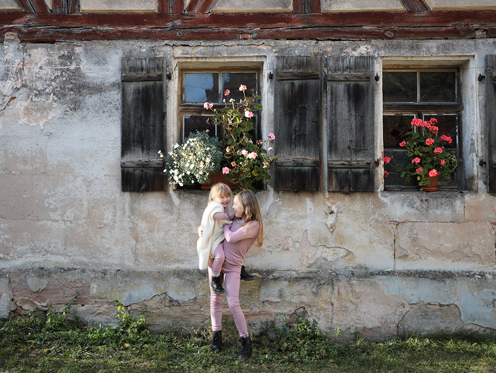 Cosilana Lange Kinder Leggings rosé – Bild 12