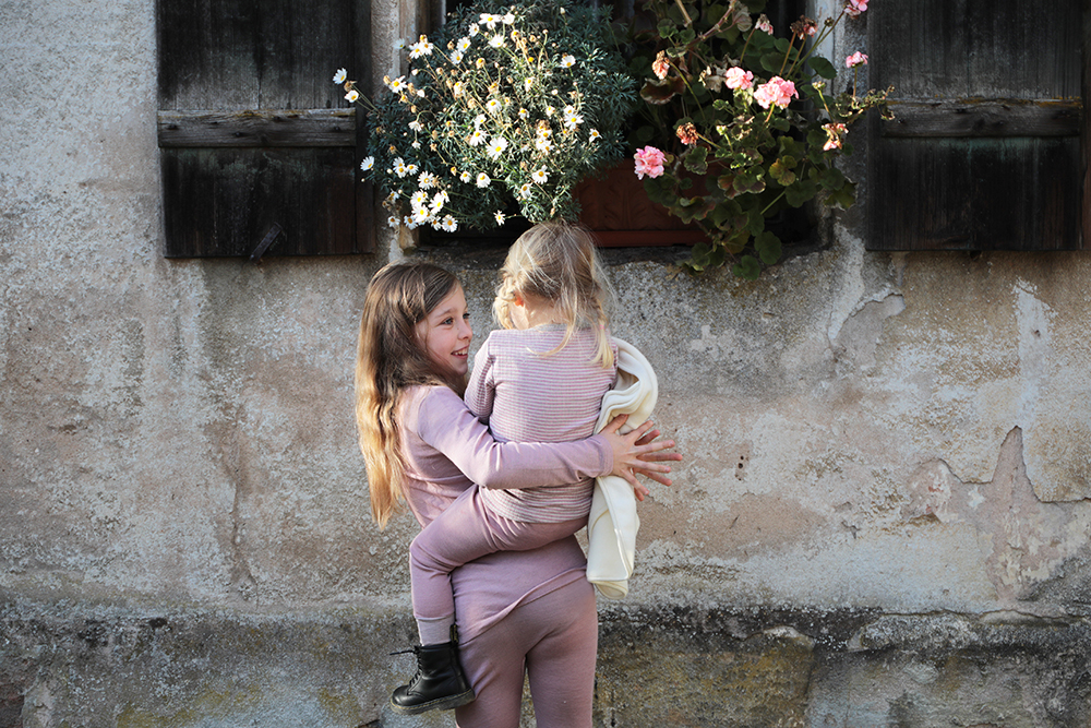Cosilana Lange Kinder Leggings rosé – Bild 13