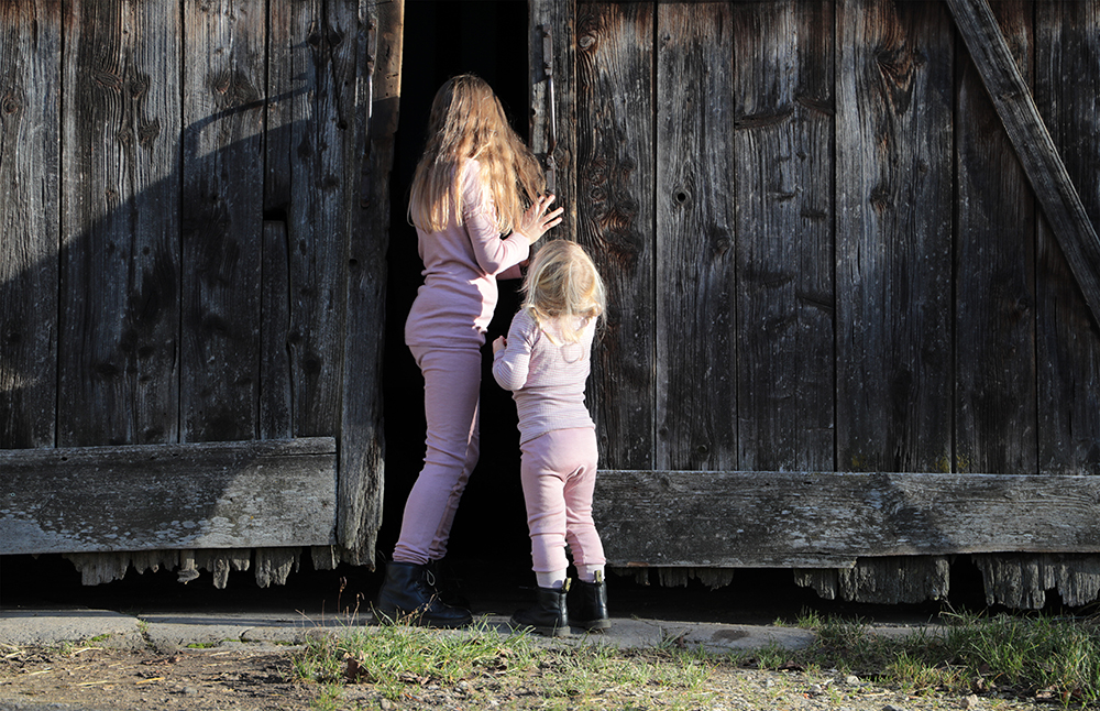 Cosilana Lange Kinder Leggings rosé – Bild 8
