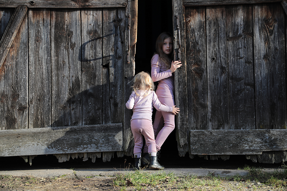 Cosilana Lange Kinder Leggings rosé – Bild 10