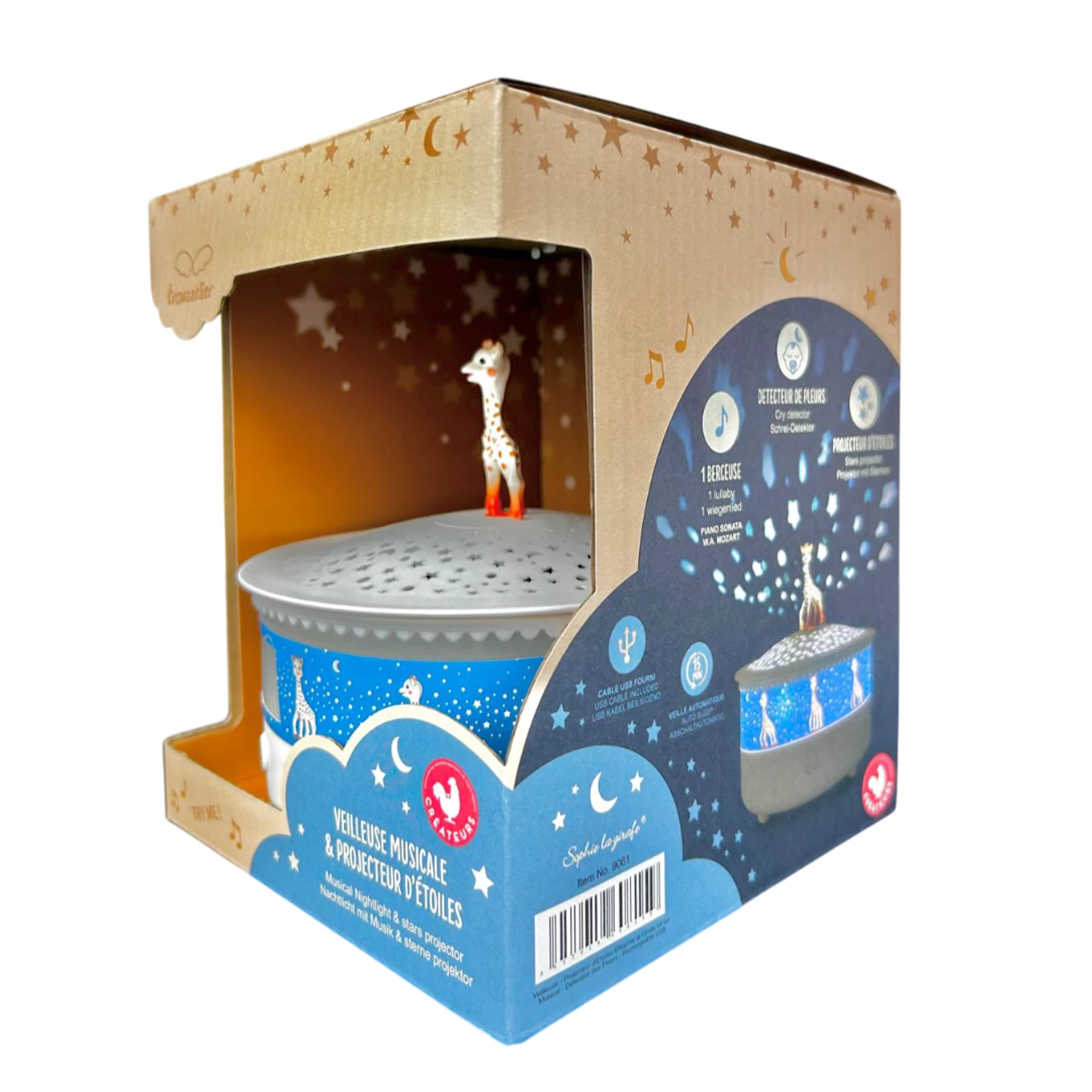 Trousselier Musik-Nachtlicht & Sternenhimmel, Sophie die Giraffe – Bild 5