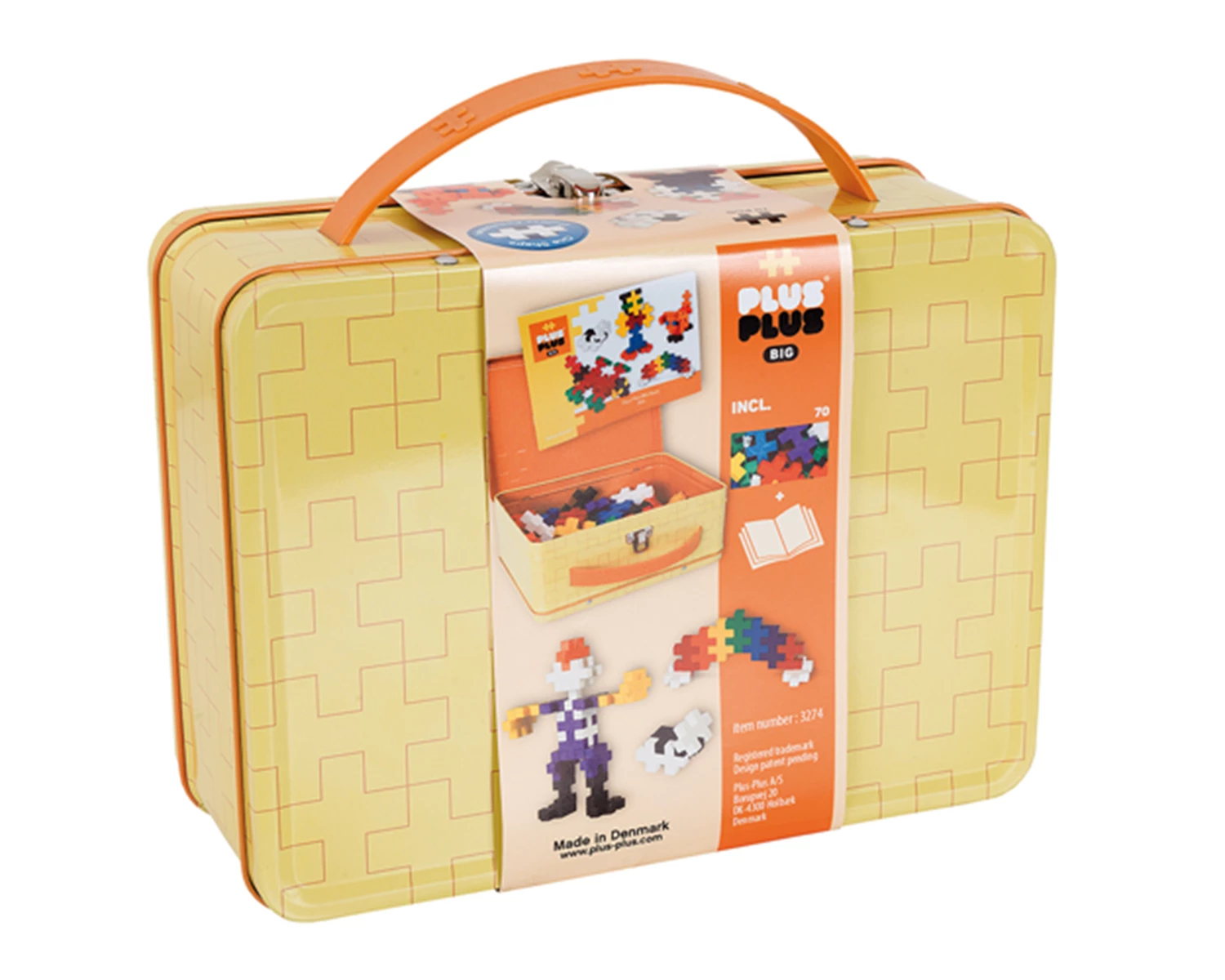 Plus Plus 70 Kreativ Bausteine BIG Metallbox – Bild 2