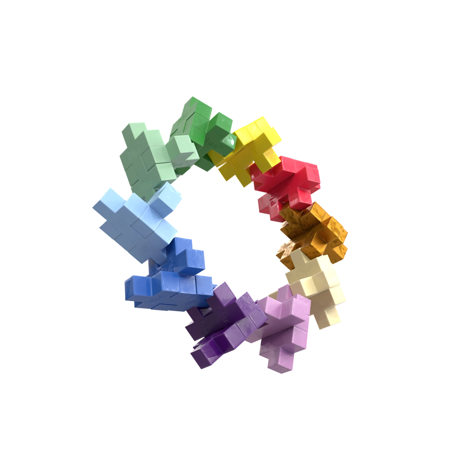 Plus Plus 60 Kreativ Bausteine BIG Farbspektrum – Bild 5