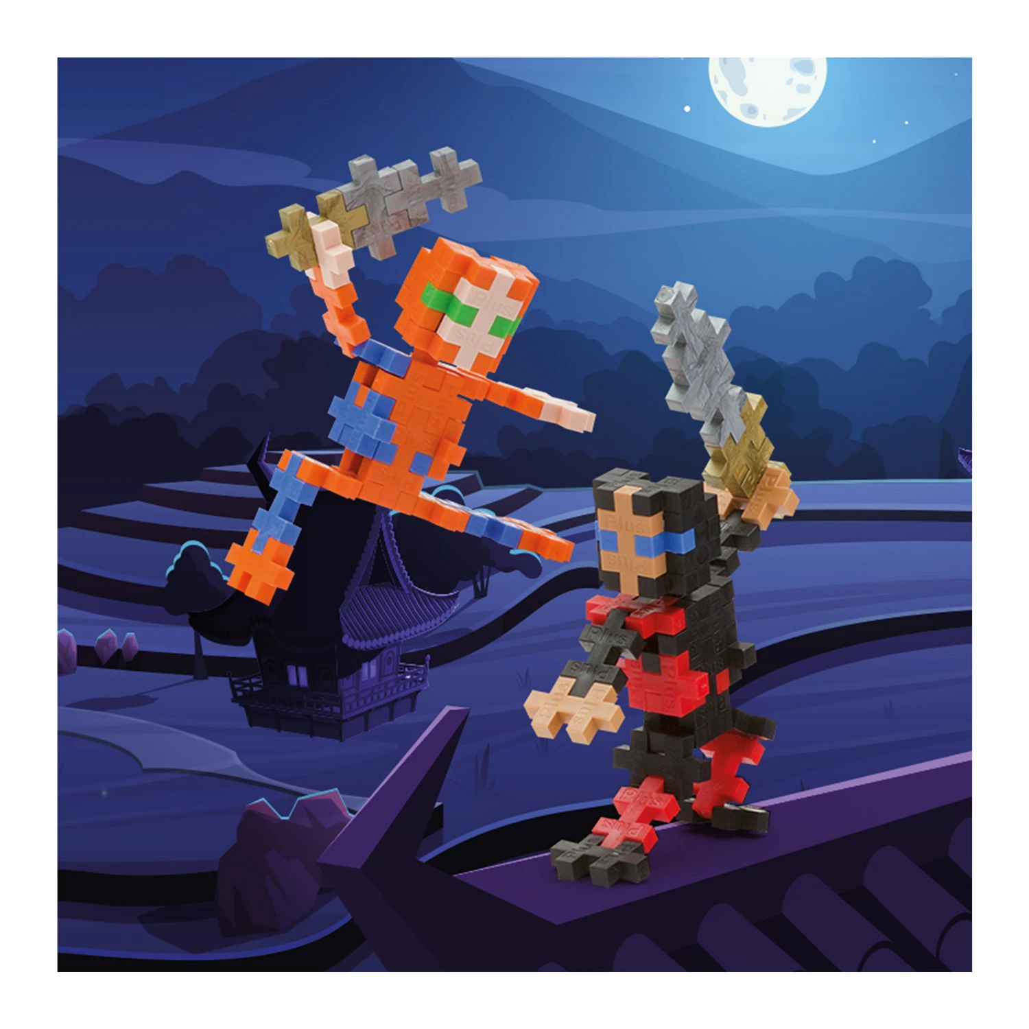 Plus Plus 100 Kreativ Bausteine Ninja – Bild 4