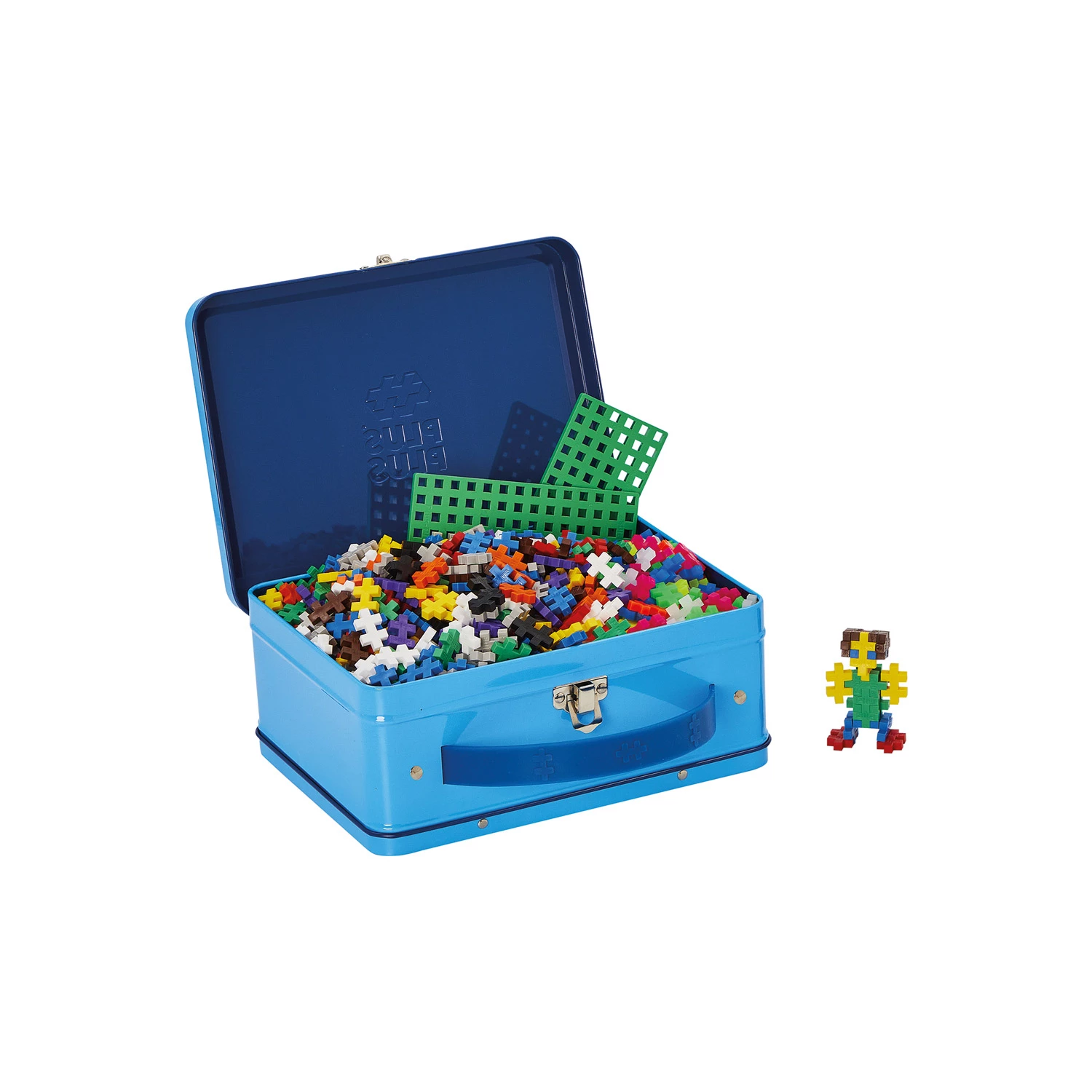 Plus Plus 600 Kreativ Bausteine Basic Metallbox – Bild 4