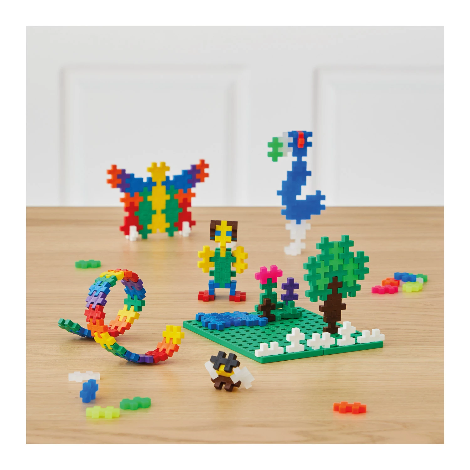 Plus Plus 600 Kreativ Bausteine Basic Metallbox – Bild 5