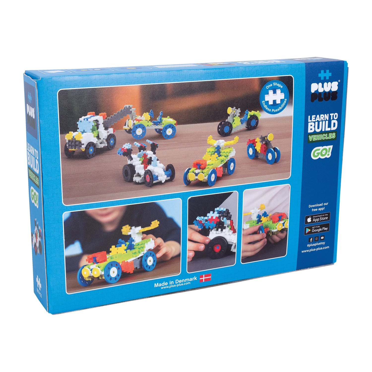 Plus Plus 500 Kreativ Bausteine GO! Fahrzeuge – Bild 2