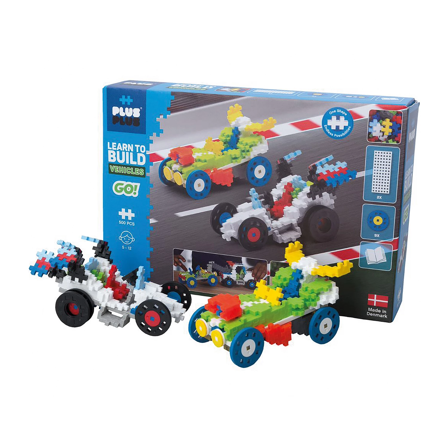 Plus Plus 500 Kreativ Bausteine GO! Fahrzeuge – Bild 3