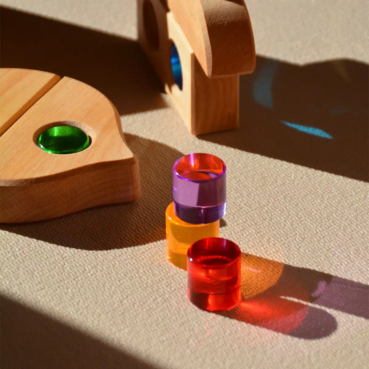 Bauspiel Lichtbauzylinder 16 Teile – Bild 4