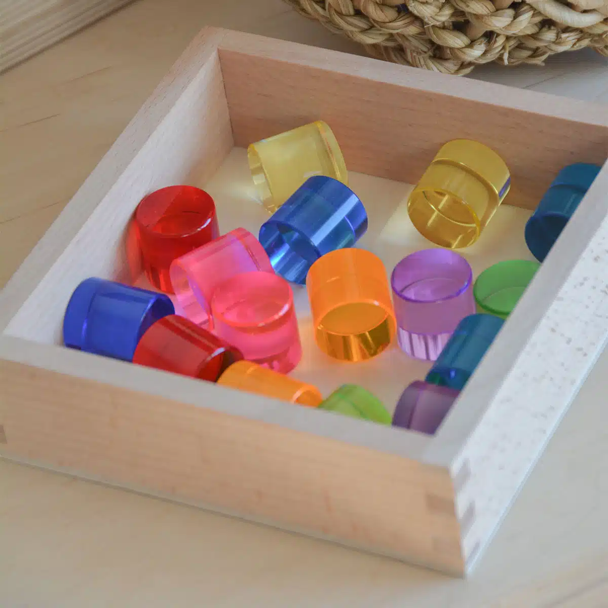 Bauspiel Lichtbauzylinder 16 Teile – Bild 2