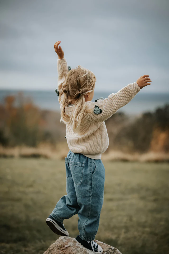 Fliink Cool Flower Strickjacke – Bild 3