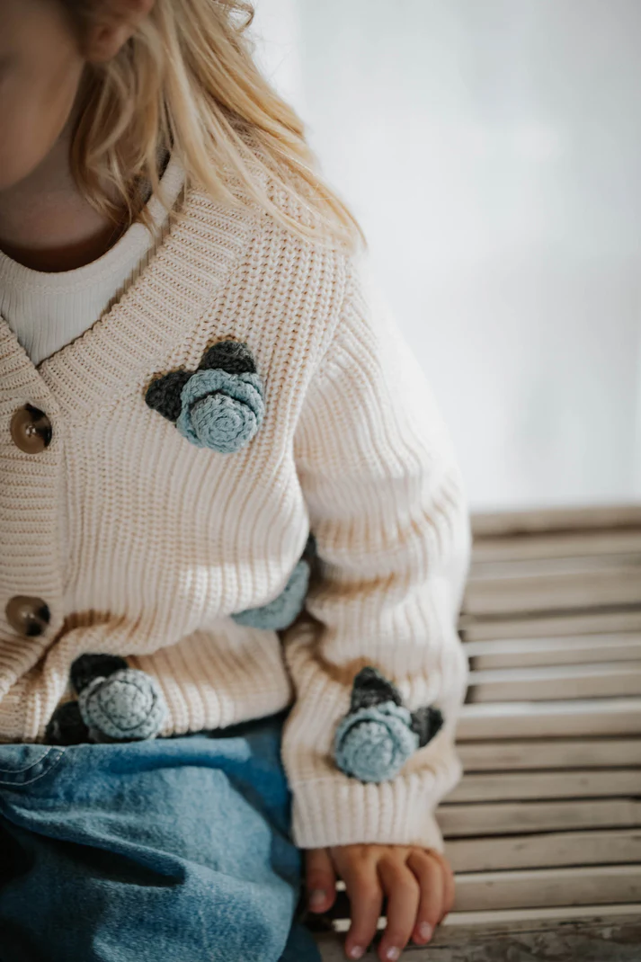 Fliink Cool Flower Strickjacke – Bild 5