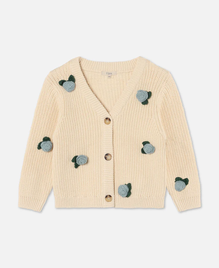 Fliink Cool Flower Strickjacke