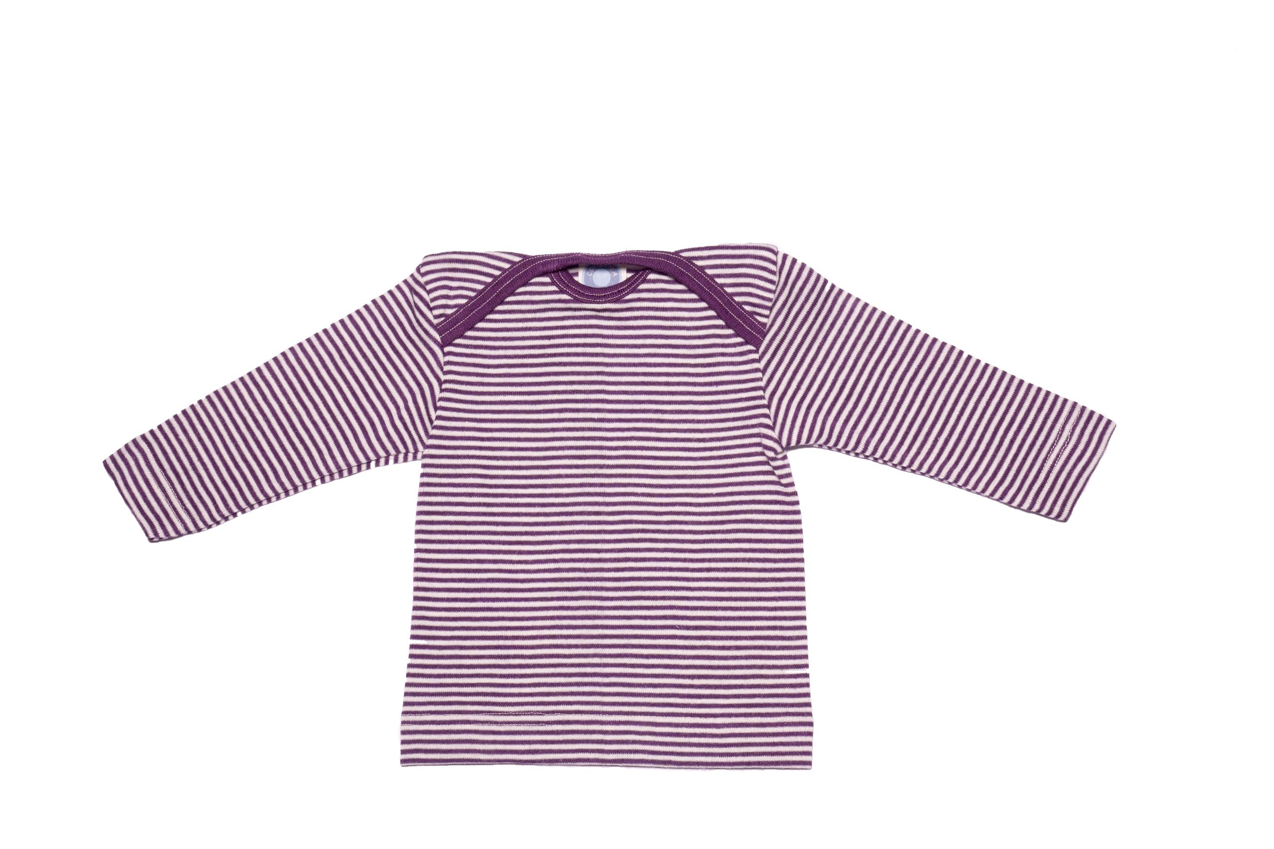 Cosilana Schlupfhemdchen Wolle/Seide pflaume/natur