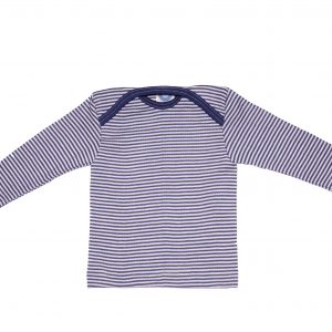 Cosilana Schlupfhemdchen Wolle/Seide blau/natur